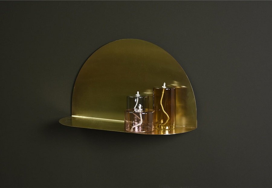 Eno Studio Archal Half Moon Mirror