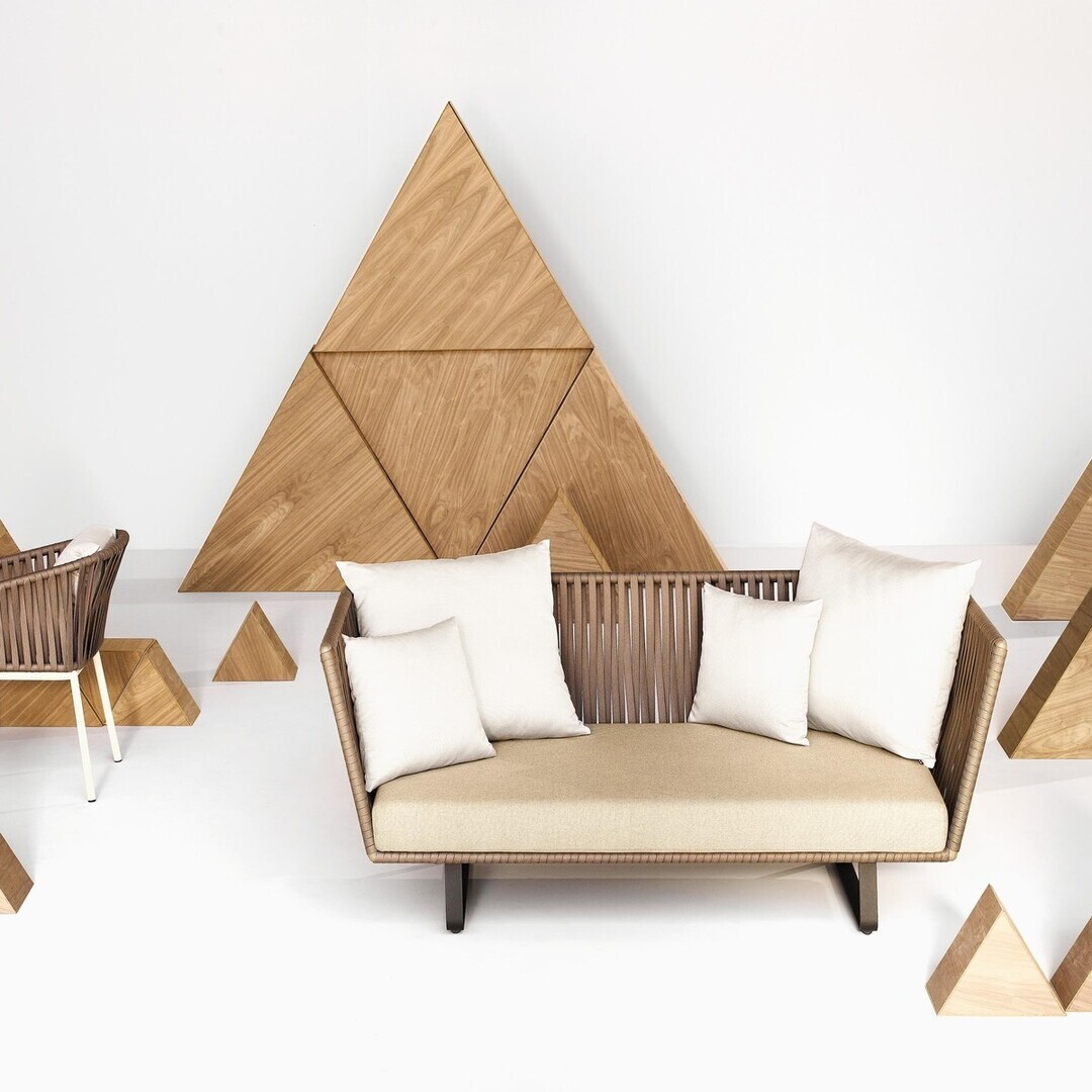Kettal Bitta 2-Sitzer Outdoor Sofa