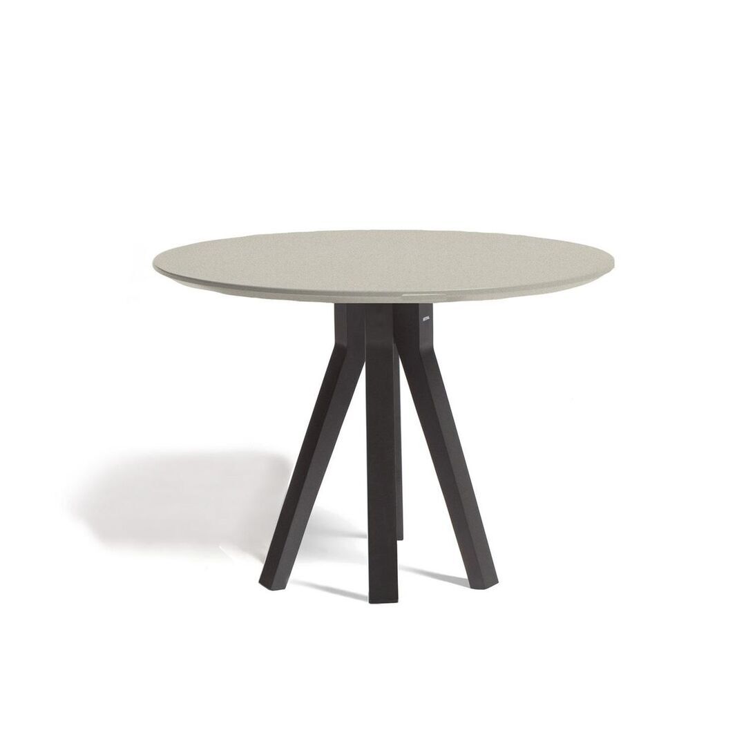 Kettal Vieques Gartentisch rund -  Sanded Taupe