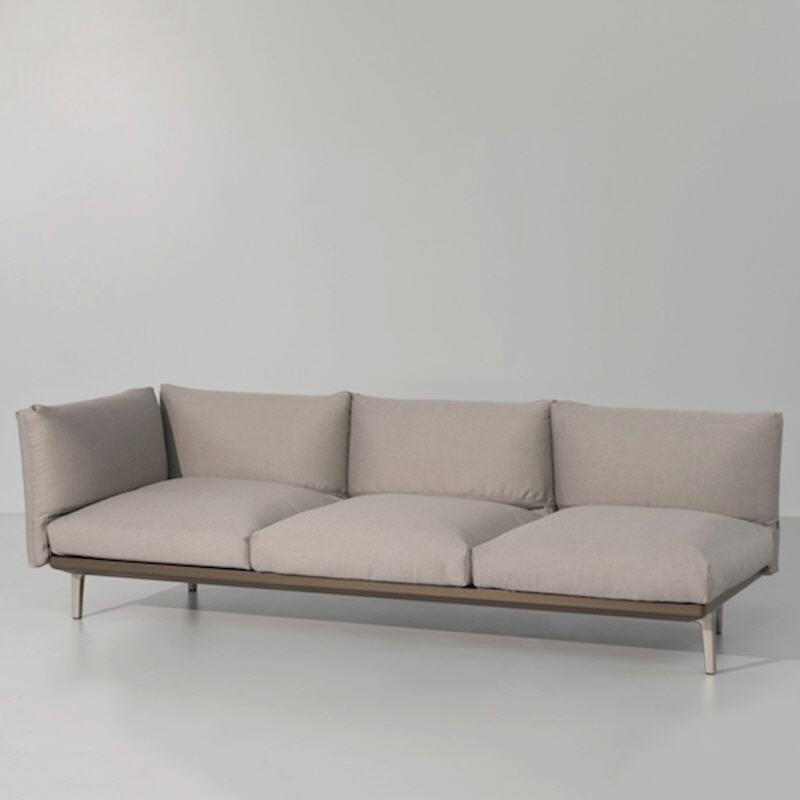 Kettal BOMA 3-Sitzer Eckelement - links