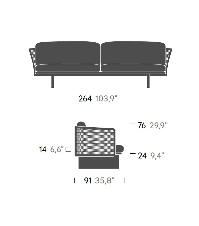 Kettal Mesh Sofa