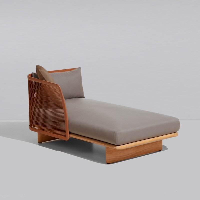 Kettal Mesh Chaiselongue Armlehne Links