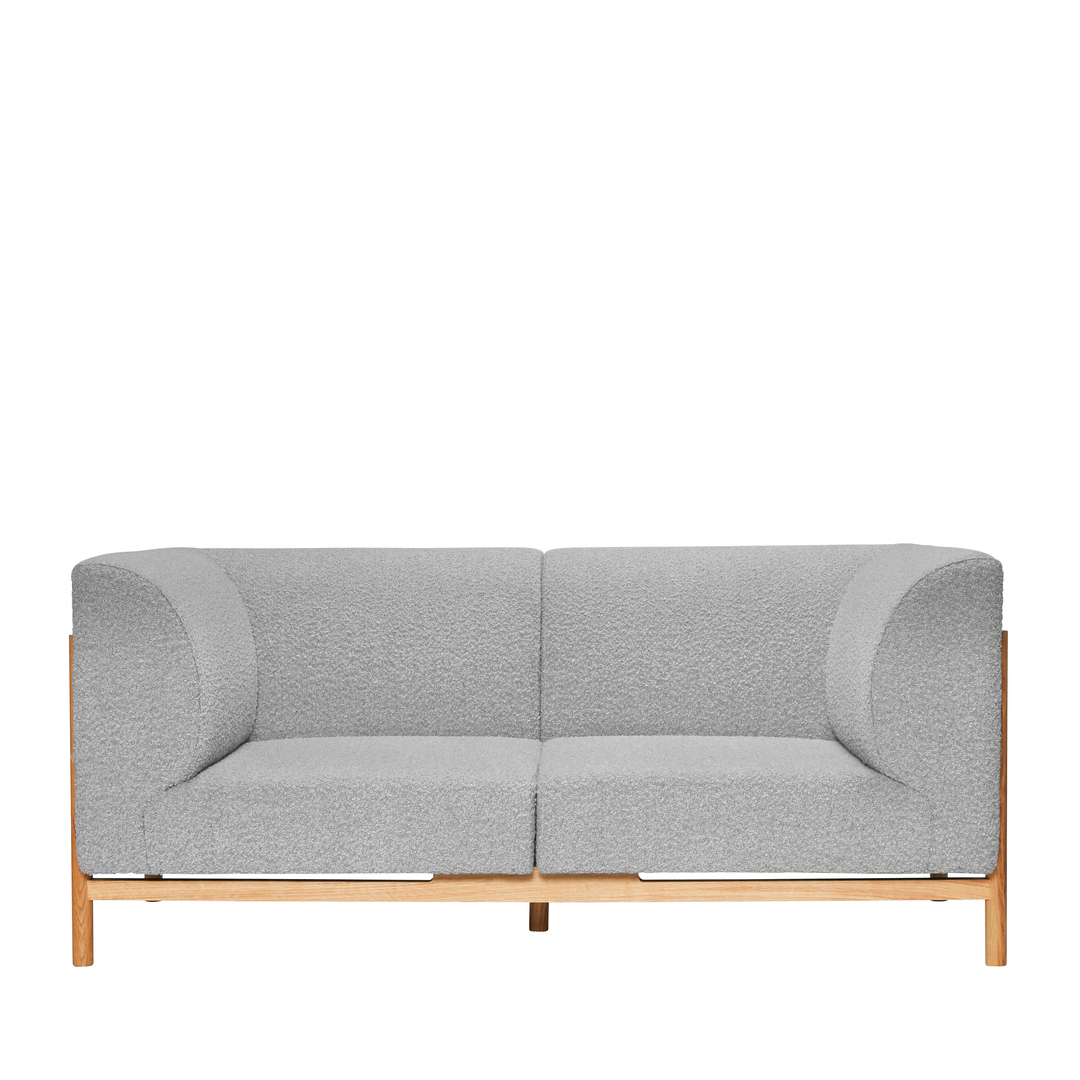 Hübsch  Moment 2 Sitzer Sofa von Hübsch Grau