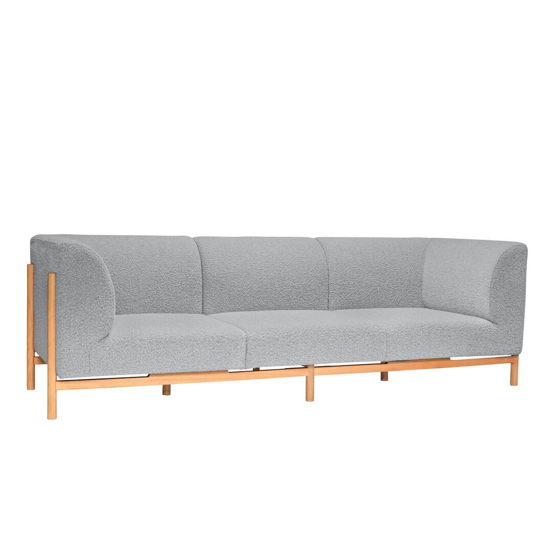 Hübsch  Moment 3 Sitzer Sofa von Hübsch  Grau