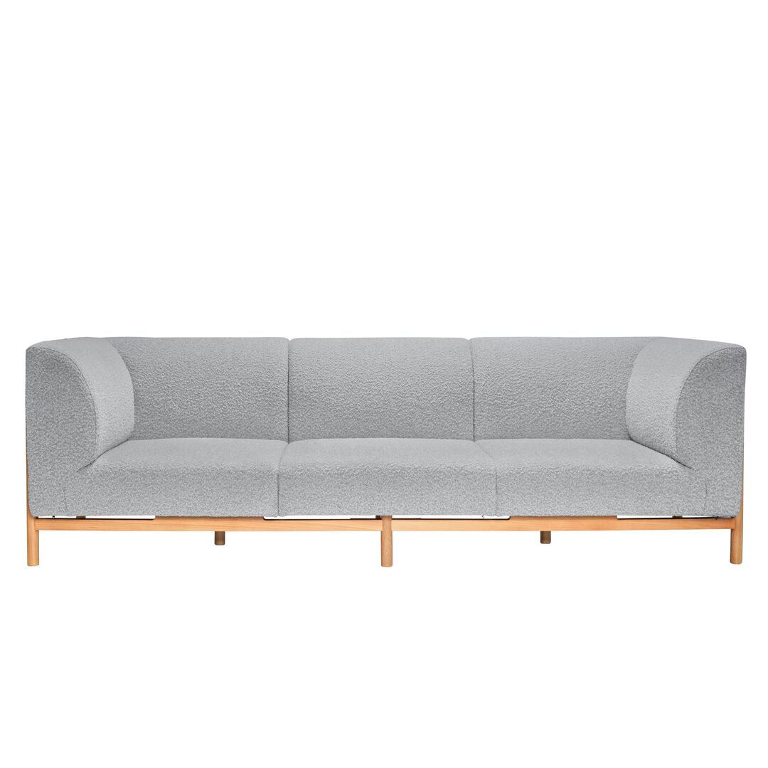 Hübsch  Moment 3 Sitzer Sofa von Hübsch  Grau