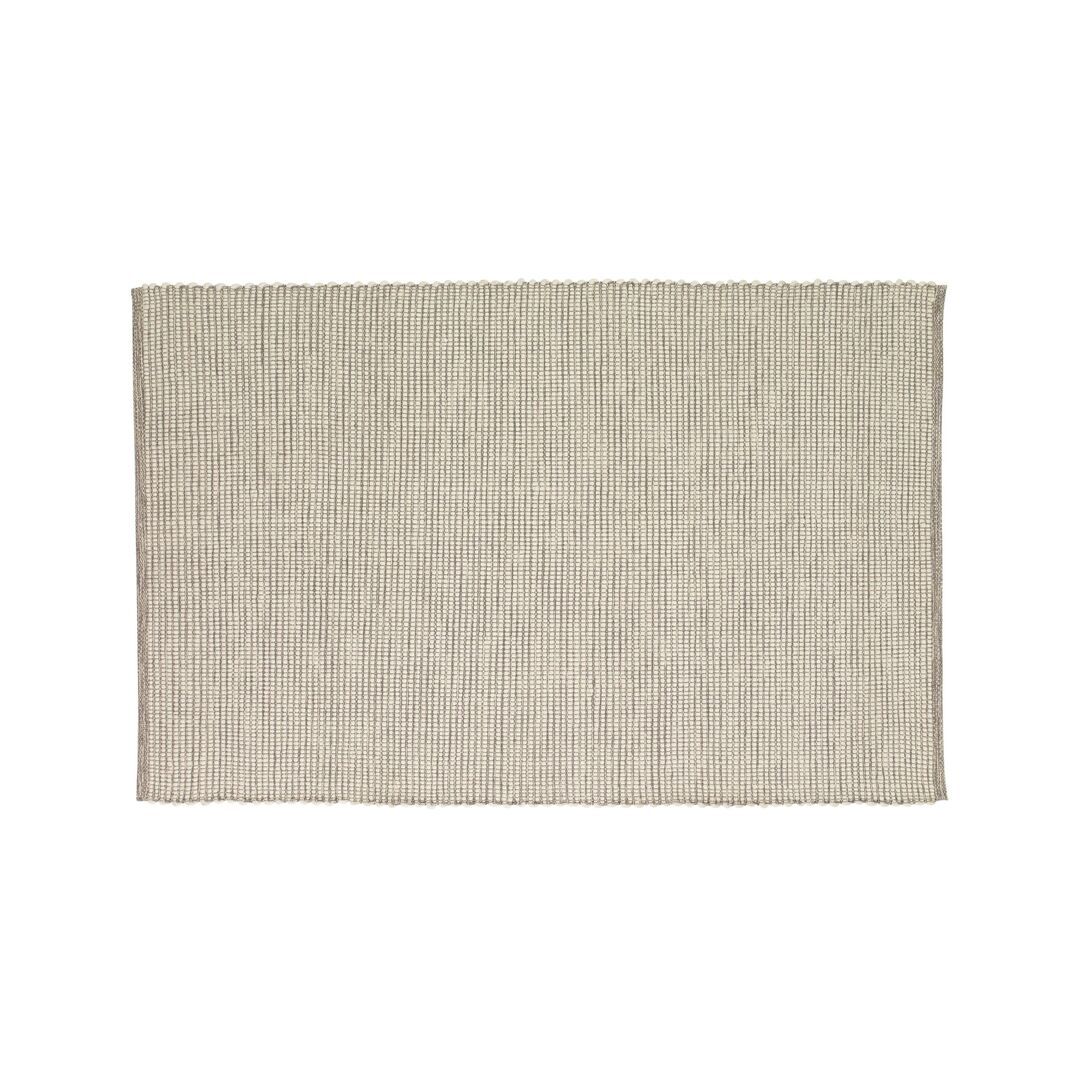 Hübsch  Poppy Teppich gross von Hübsch  Grau/Cremeweiss, Klein