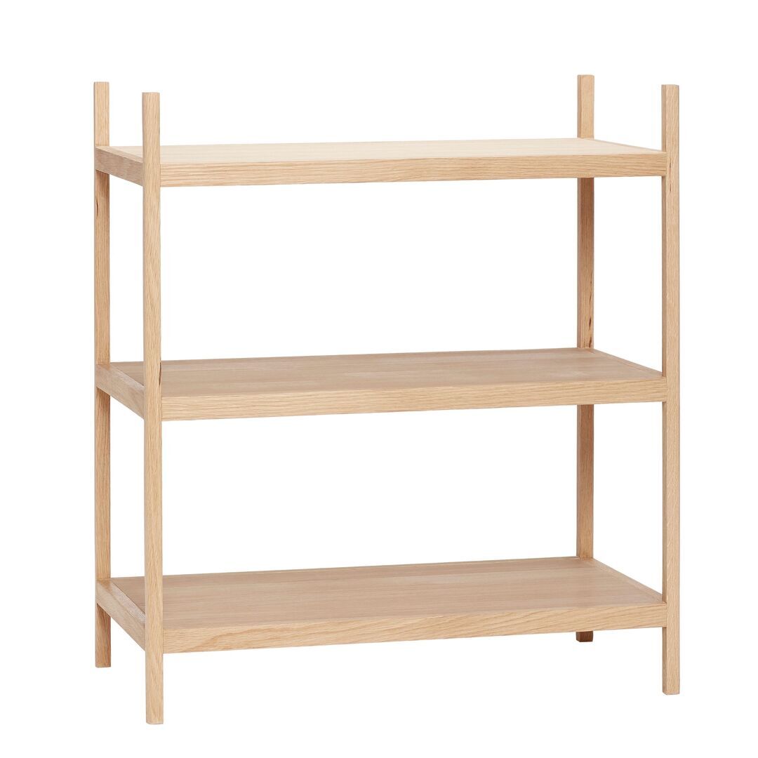 Hübsch  Library Regal  Large von Hübsch Naturfarben, Klein