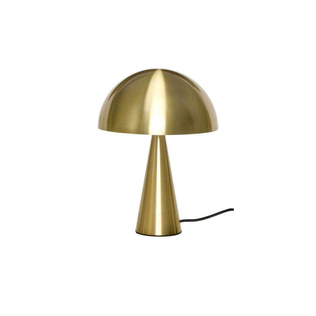 Hübsch  Mush Tischlampe Mini von Hübsch Messingfarben