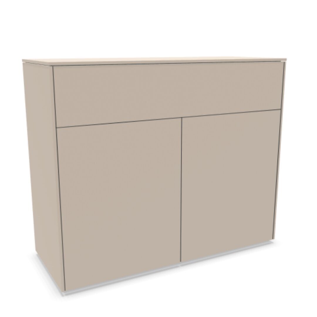Müller Small Living Sideboard Kombination 3 Aventa von Müller Small Living Kaschmirgrau