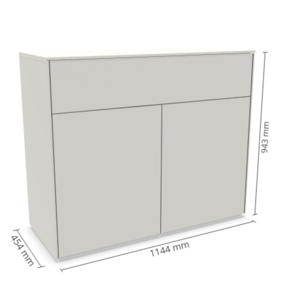 Müller Small Living Sideboard Kombination 3 Aventa von Müller Small Living Weiss