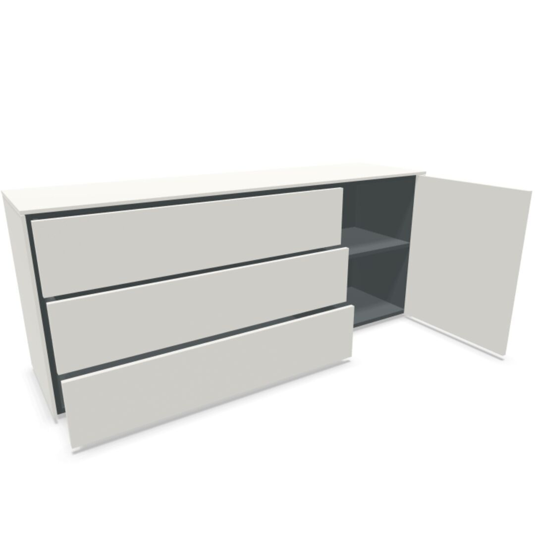 Müller Small Living Sideboard Kombination 1 Aventa von Müller Small Living Weiss
