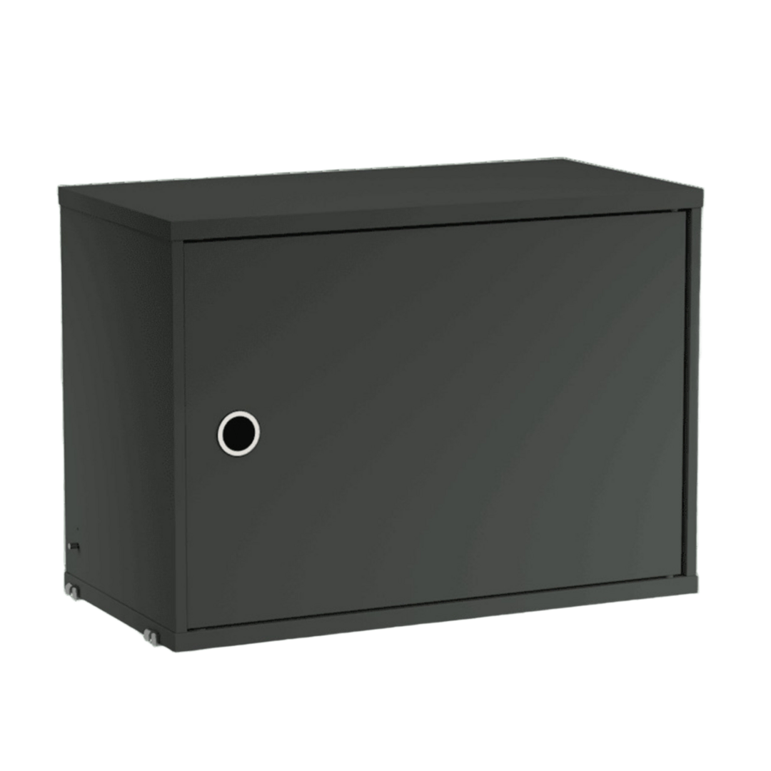 String Furniture Cabinet with swing Door Dunkelgrau, B: 58 cm, T: 30 cm