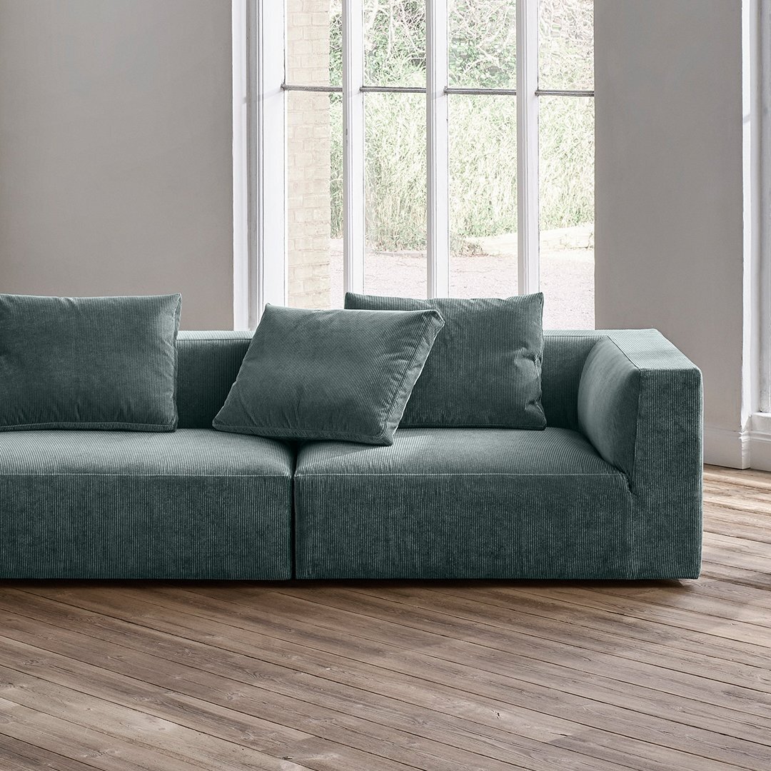 Juul 101 Sofa mit Chaiselongue in Stoff Mainz - 240X100 cm - Mainz 04 