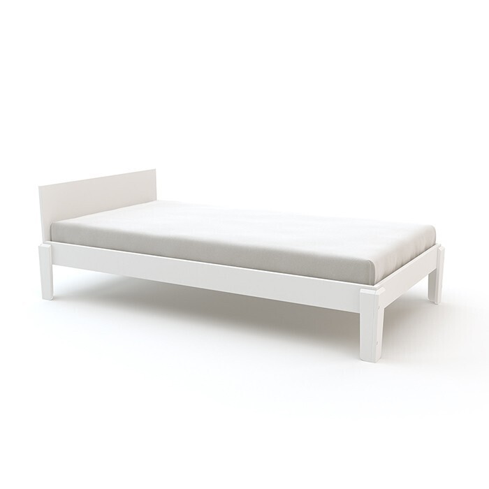 Oeuf Perch Twin Lower Bed-White