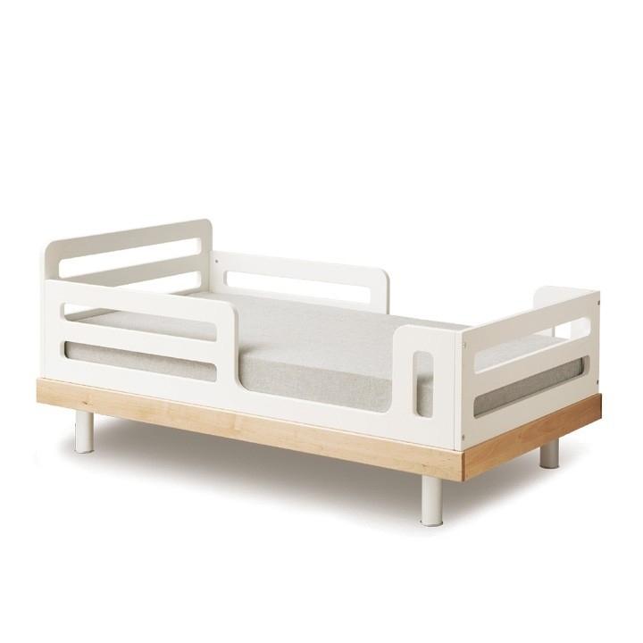 Oeuf Classic Toddler Bed - White/Birch
