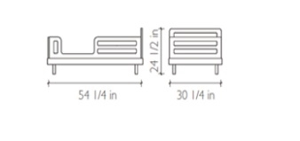 Oeuf Classic Toddler Bed