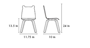 Oeuf Bear Play Chair (Set of 2)