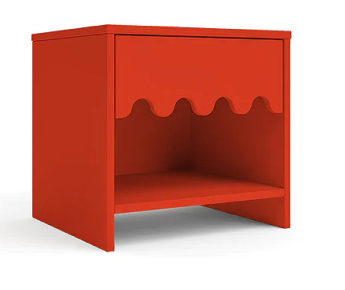 Oeuf Moss Nightstand - Nachtschrank - Rot