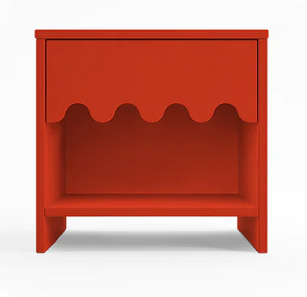 Oeuf Moss Nightstand - Nachtschrank - Rot