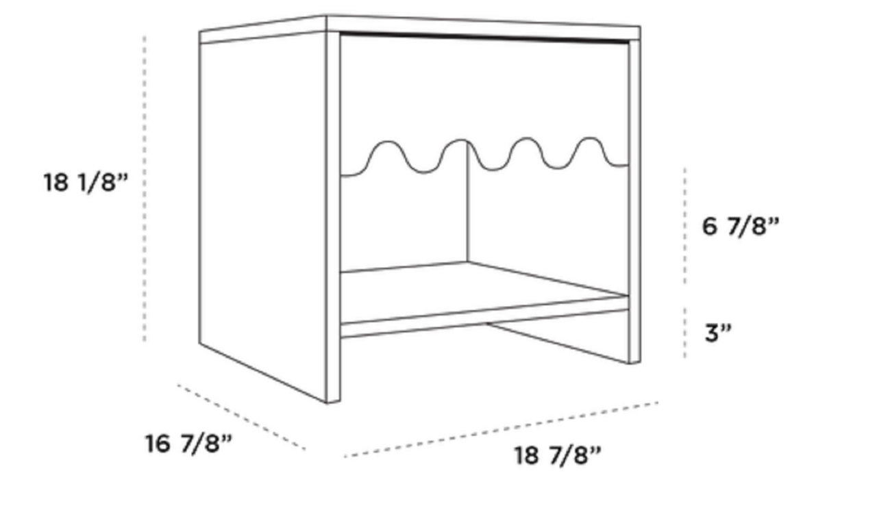 Oeuf Moss Nightstand - Nachtschrank