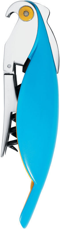 Alessi Parrot Sommelier-Korkenzieher-Blau
