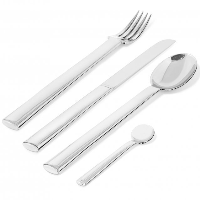 Alessi Besteckset 24-teilig Rundes Modell