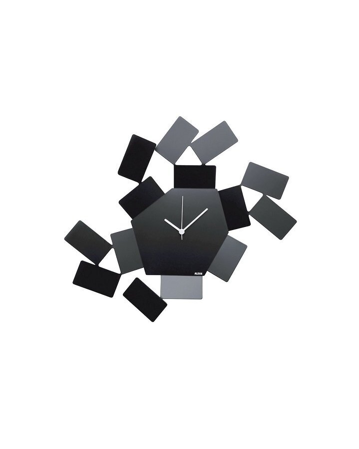 Alessi Wanduhr La Stanza Dello Scirocco - Schwarz
