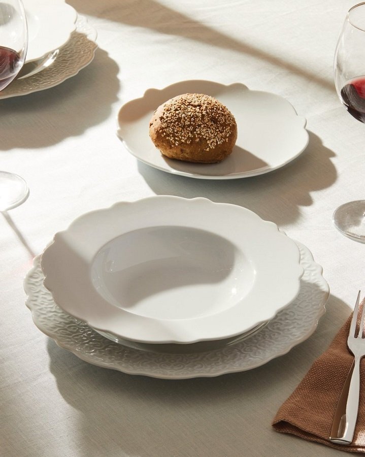Alessi Suppenschüssel 4 Stück Gekleidet