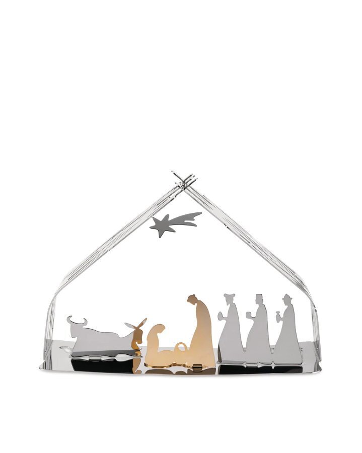 ALESSI BARK CRIB KRIPPE - Edelstahl