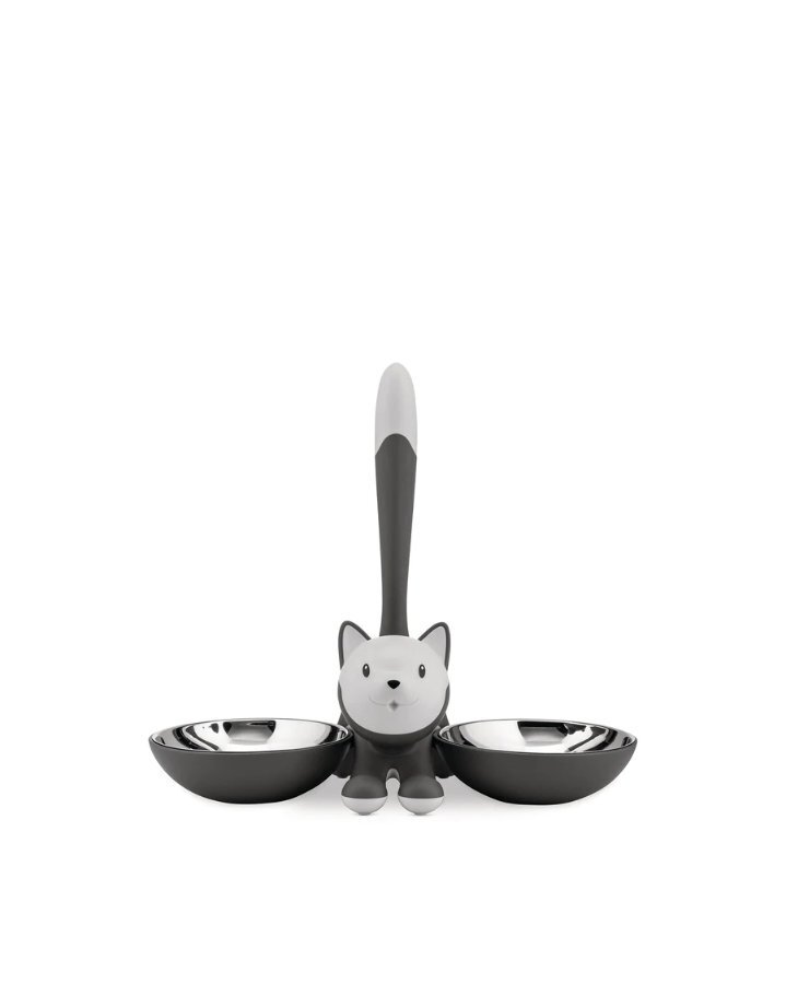 ALESSI TIGRITO KATZENNAPF - Grau