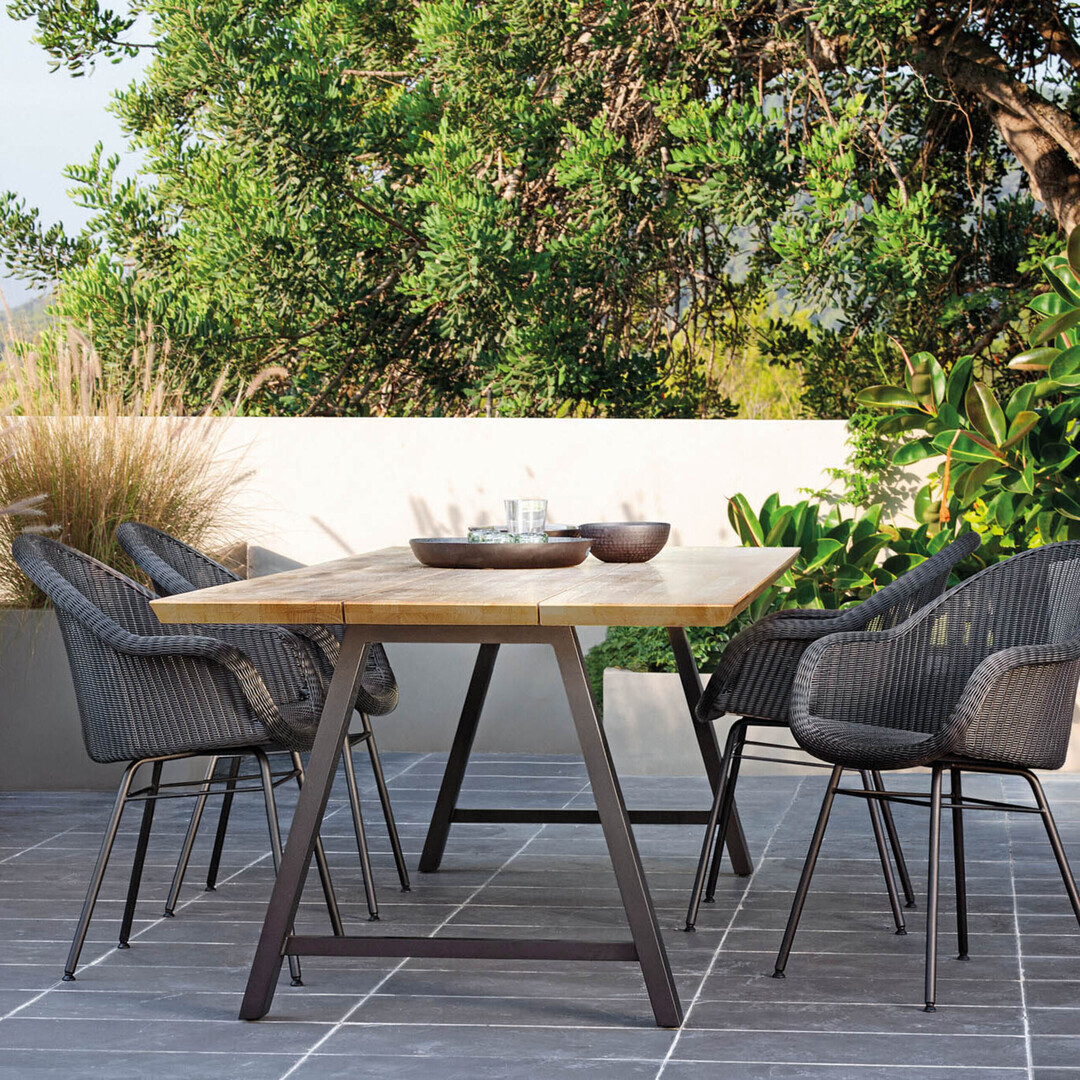 Vincent Sheppard Vincent Sheppard Matteo Dining Table Schwarz, L: 215 cm 