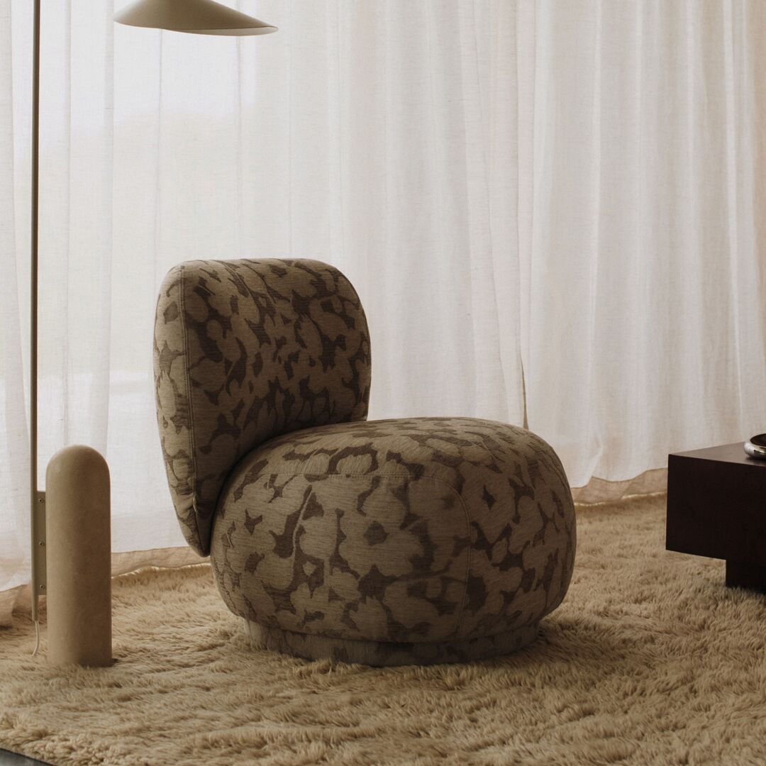Ferm Living Rico Lounge Piccolo Cilla - Taupe Taupe