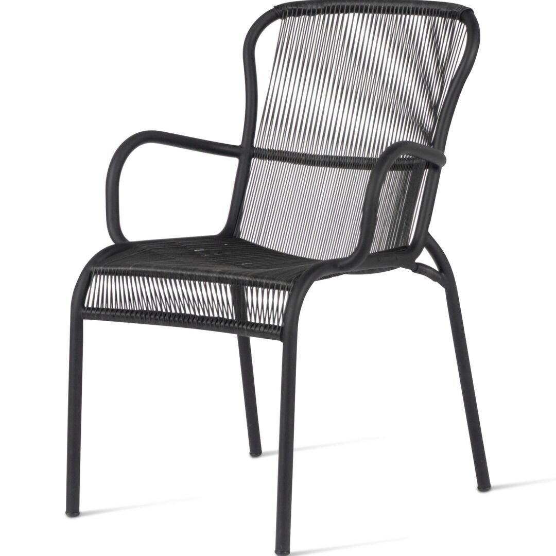 Vincent Sheppard Vincent Sheppard Loop Dining Chair - 2er Set - Preis pro Stuhl Schwarz