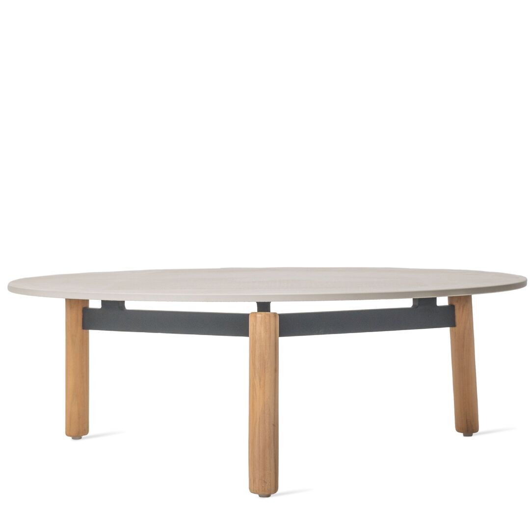 Vincent Sheppard Vincent Sheppard Lento Coffee Table Teakholz, Ø: 90 cm / H: 29 cm
