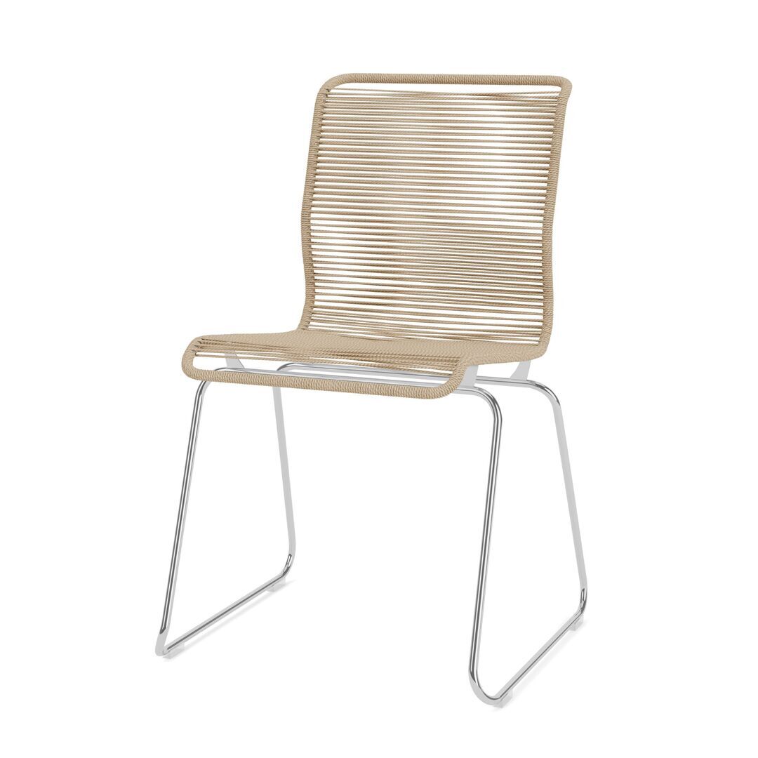 Montana Montana Panton One Outdoor Stuhl Papier 601 Paper Nature, Chrom 43 Chrome