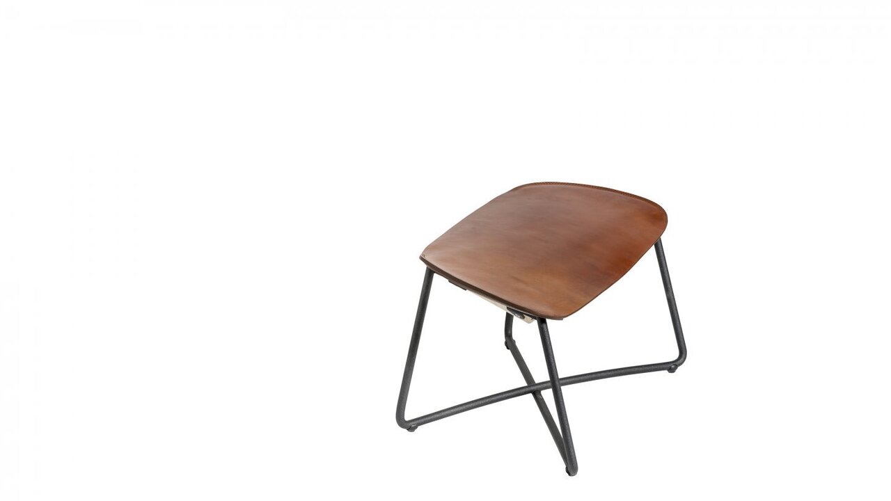 Black Frame | Cognac Leather