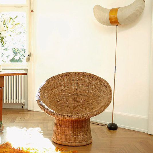 Rattansessel E10 Richard Lampert