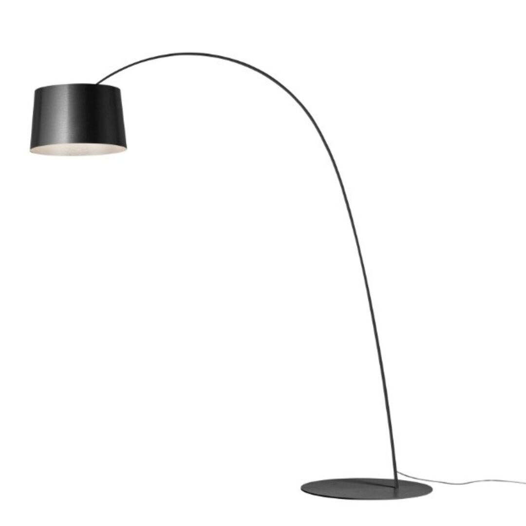 Foscarini Stehleuchte Twiggy LED von Foscarini Bluetooth - Casambi App, Graphit