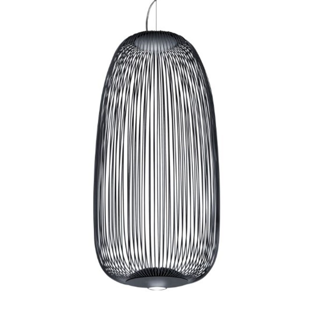 Foscarini Pendelleuchte Spokes 1 von Foscarini Bluetooth - Casambi App, Graphit