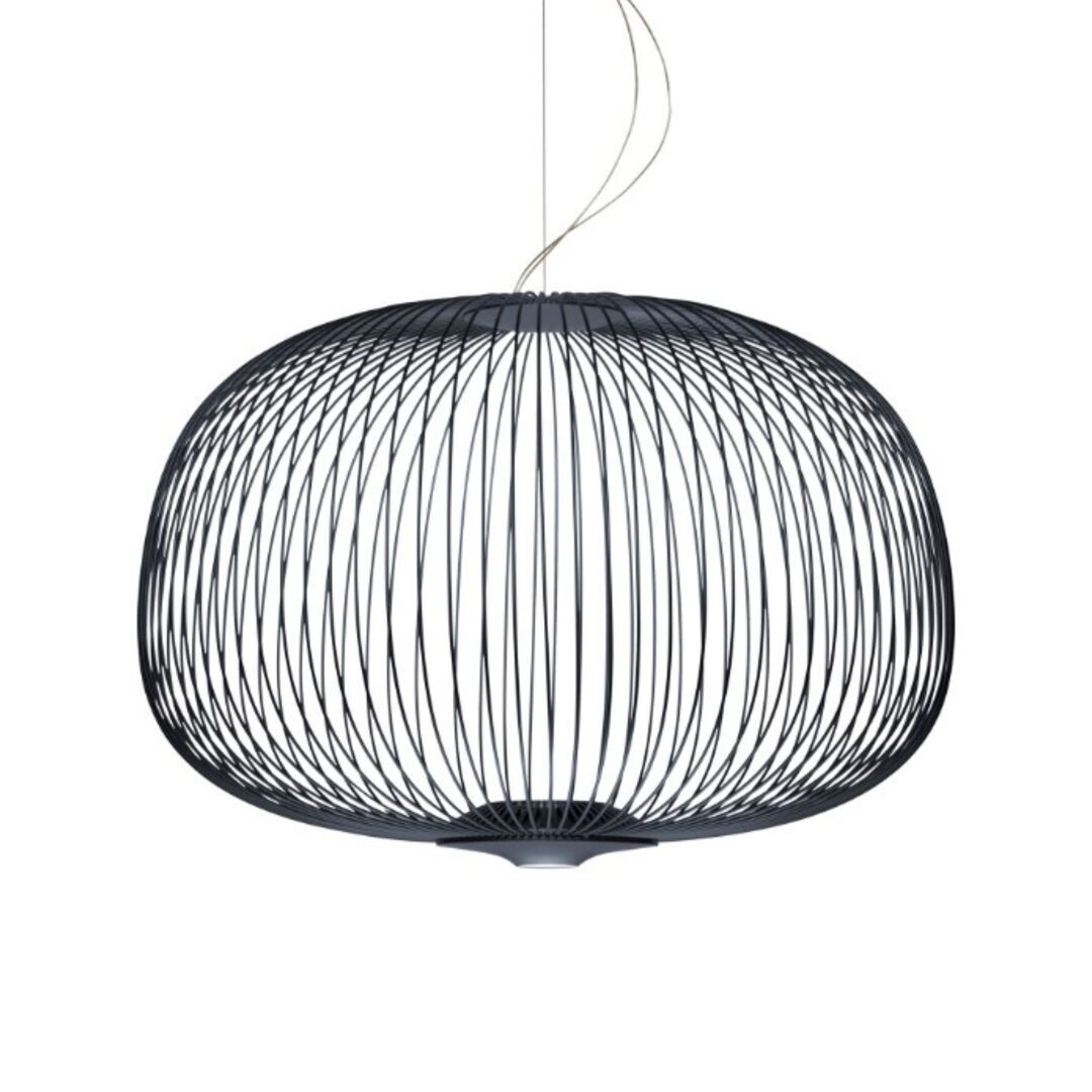 Foscarini Foscarini Spokes 3 - Pendelleuchte  Bluetooth - Casambi App, Graphit