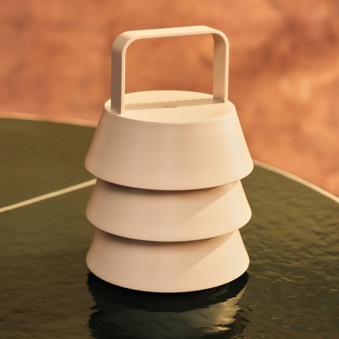 Ferm Living Tragbare Leuchte Luver von Ferm Living x Utzon Cashmere