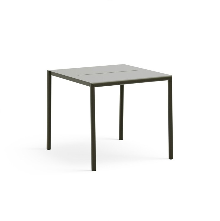 New Works New Works May Table - Gartentisch 85 x 85 cm Dunkelgrün