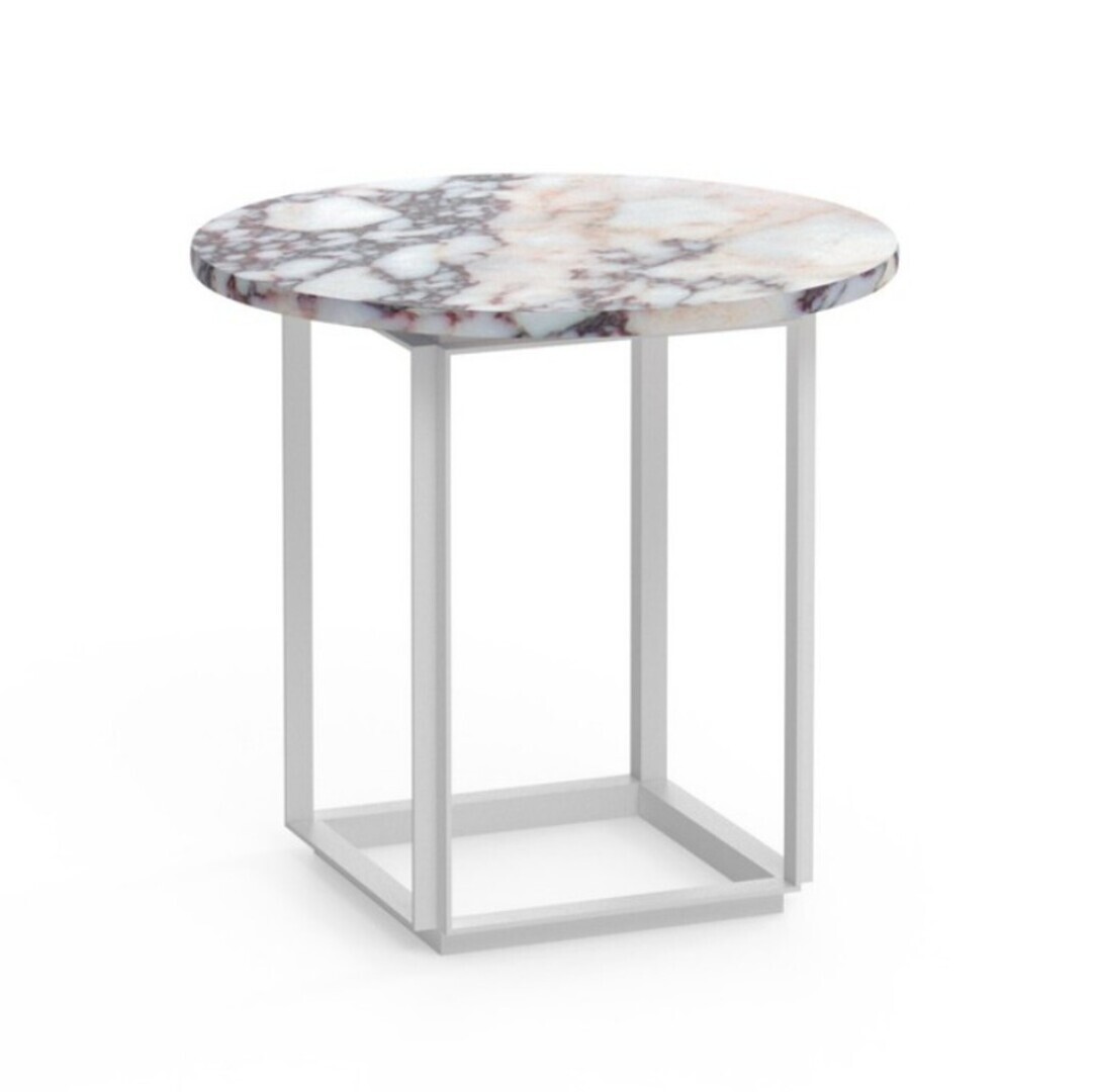 New Works New Works Florence Side Table Ø 50 cm White Viola