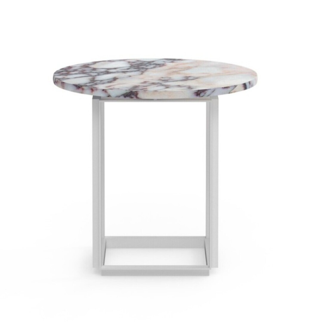 New Works New Works Florence Side Table Ø 50 cm White Viola