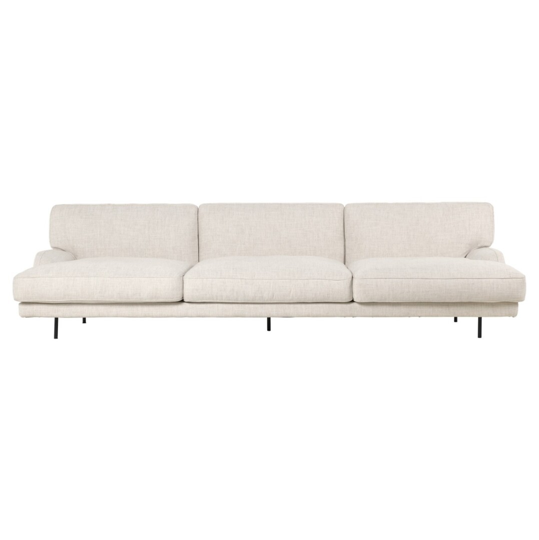Gubi Gubi Flaneur 3-Sitzer Sofa mit Armlehne