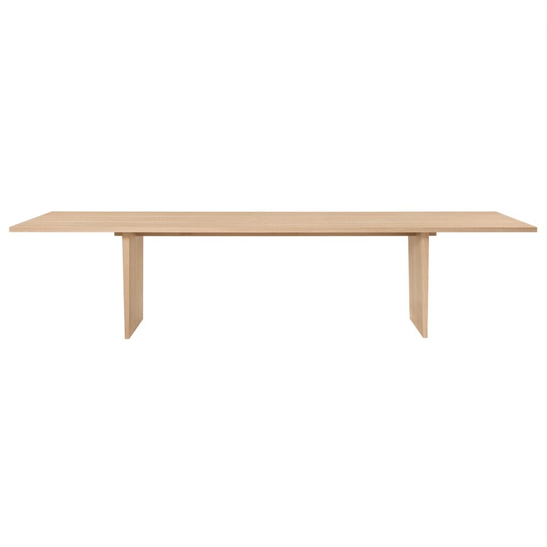 Gubi GUBI Private Dining Table - Esszimmertisch 320 cm, Light Stained Veneer Oak