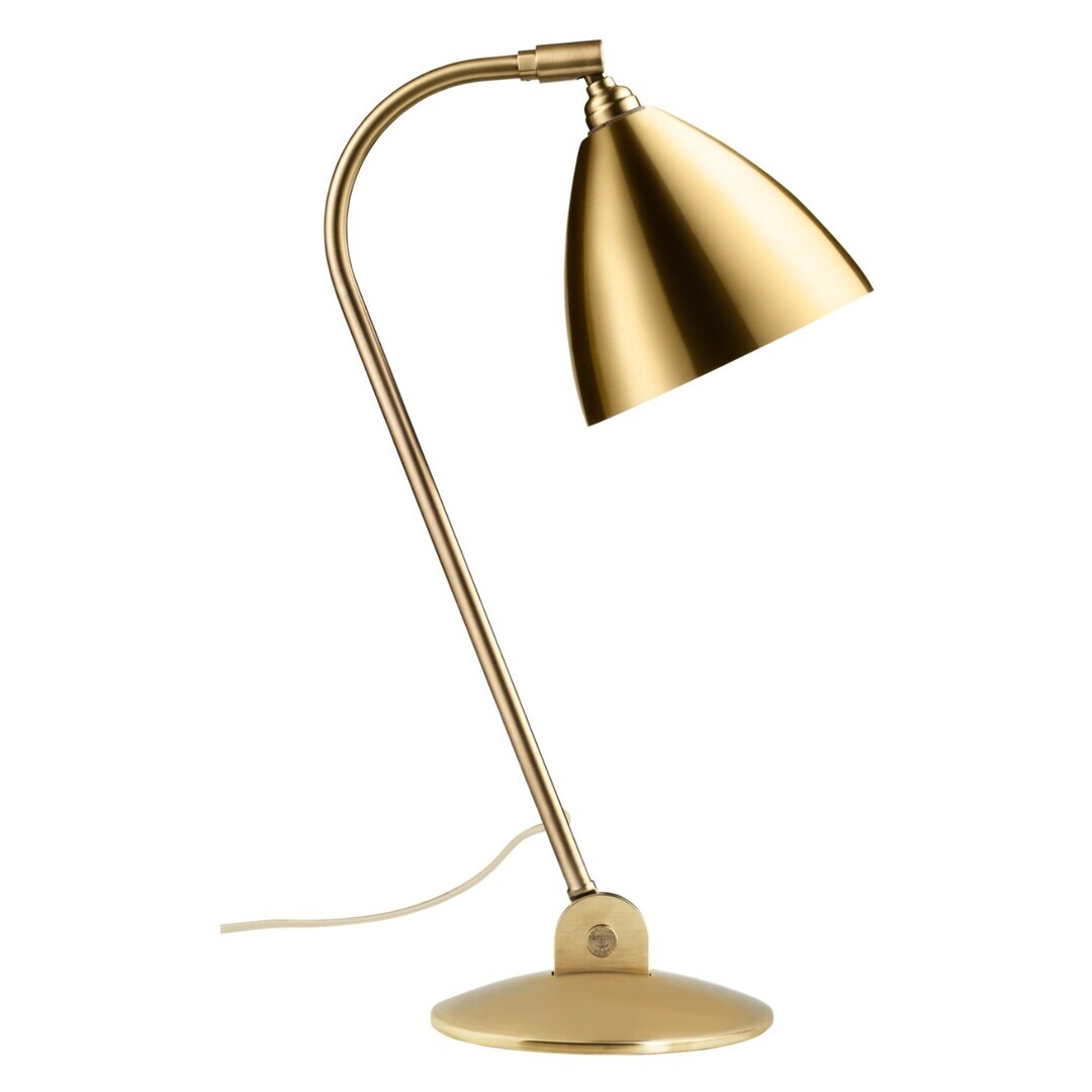 Gubi Tischlampe 'Bestlite BL2' mit Messinggestell Shiny Brass
