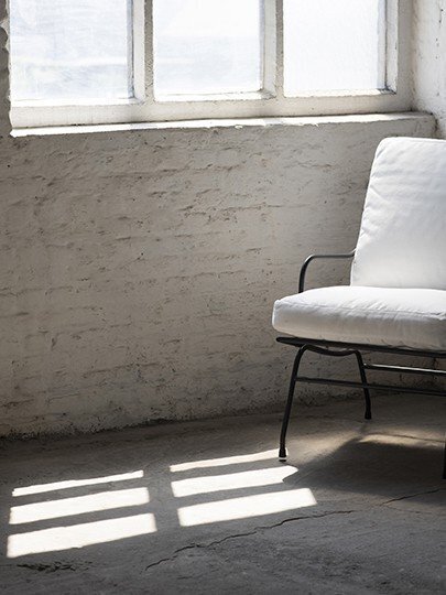 Serax One Seater Stresa Incl. Kissen Weib 50X64 H75