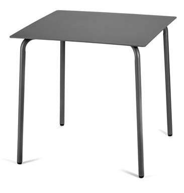 Serax Tisch August L75 X B75 X H73,5 cm - Schwarz