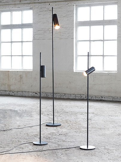 Serax Standleuchte Sofisticato Nr. 16 Blaustahl D30 H230